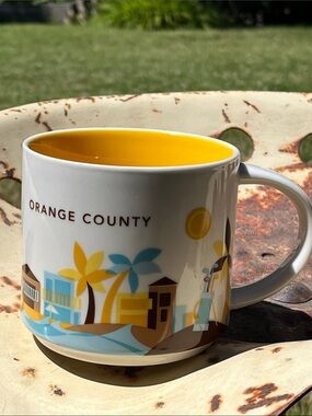 EUC Starbucks You Are Here  Collection Orange County Coffee Mug 2014
